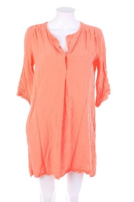 Love MANGO basic Kleid Minikleid 3/4-Ärmel M peach