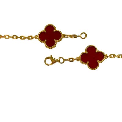 Van Cleef & Arpels Vintage Alhambra 10P Halskette 750 P0072978