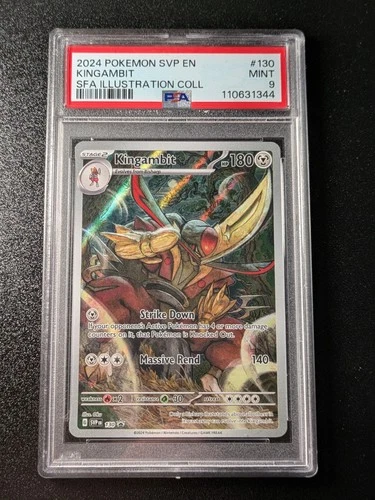 2024 Pokémon PSA 9 Kingambit #220/198 S&V Shrouded Fable Black Star Promo IR