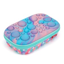 ZIPIT Bubble Pencil Case for Girls, Silicone Sensory Pencil Box, Pastels Pl...