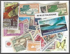 Nouvelle Caledonie - New Caledonia 50 timbres différents neufs et oblitérés