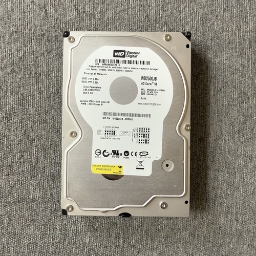 Western Digital 250GB 3.5'' IDE HDD WD2500JB-00REA0 Hard Drive Tested/Low Hours - Picture 2 of 11