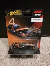 Hot Wheels LANDO NORRIS McLaren F1 Car #4 2025 World Championship Winner
