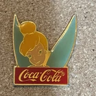 1986 Disney Coke 15th Anniversary Tinker Bell Pin Vintage