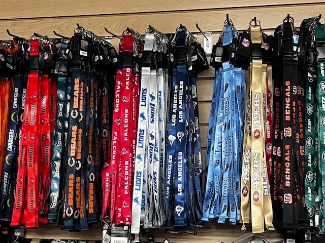 Official Brand New NFL All Teams Pick Your Team Lanyard ID Holder Keychains - Image 2 of 3