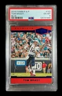 2018 panini #122 tom brady; blue /50 plates & patches PSA 6  (POP 1, 1^)  TOUGH!