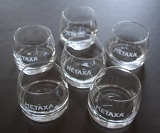 Metaxa Weinbrand Gläser, Set aus 6 St., gebraucht, ohne Abnutzungen,