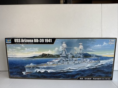 Trumpeter USS Arizona BB-39 1941 03701 1/200 Scale Ship Conplete READ