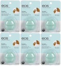 6 Pack EOS Smooth Sphere Evolution Lip Balm Sweet Mint Flavor .25oz