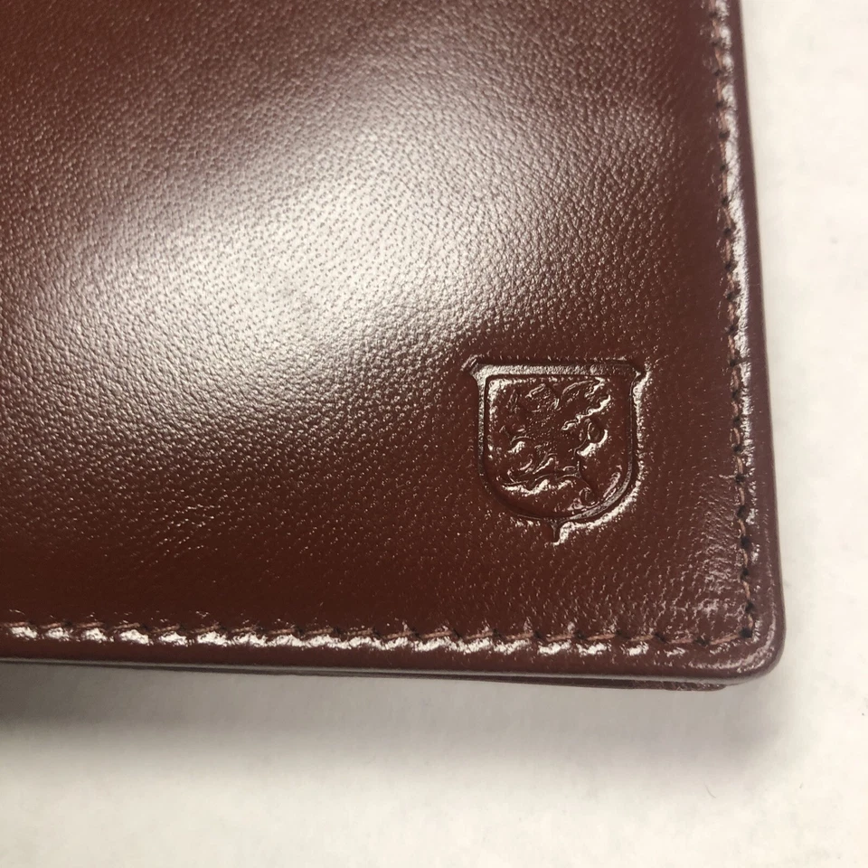 Cartera Stacy Adams de cuero coñac nueva en caja Foto 3 de 4