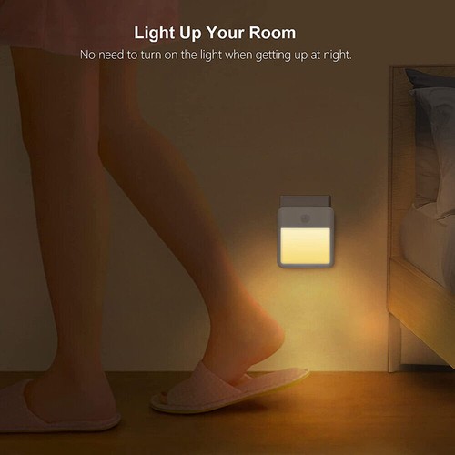 AU Plug-in LED Motion Sensor Night Light Dusk to Dawn Sensor Hallway Nightlight - Picture 5 of 16