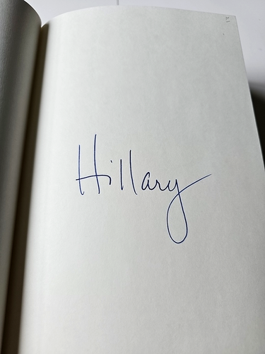 *SIGNIERT! Hillary Rodham Clinton HARD CHOICE 2014 Hardcover Buch HANDSIGNIERT! - Bild 7 von 19