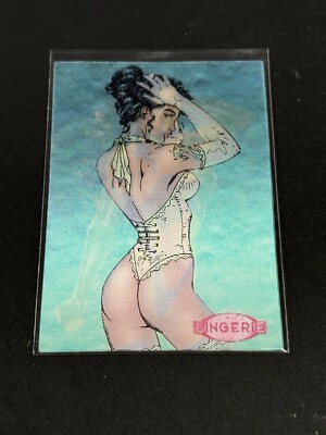 1997 Wildstorm RARE Jim Lee - THE TWO SIDES OF VOODOO LINGERIE Lenticular Card