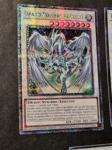 YUGIOH! - DRAGO POLVERE DI STELLE + ROSA NERA + DRAGO ROSSO - TN23 - ITALIANO - Foto 7 di 11