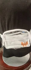 Whataburger Clear Fanny Pack White Orange Strap Collector Item