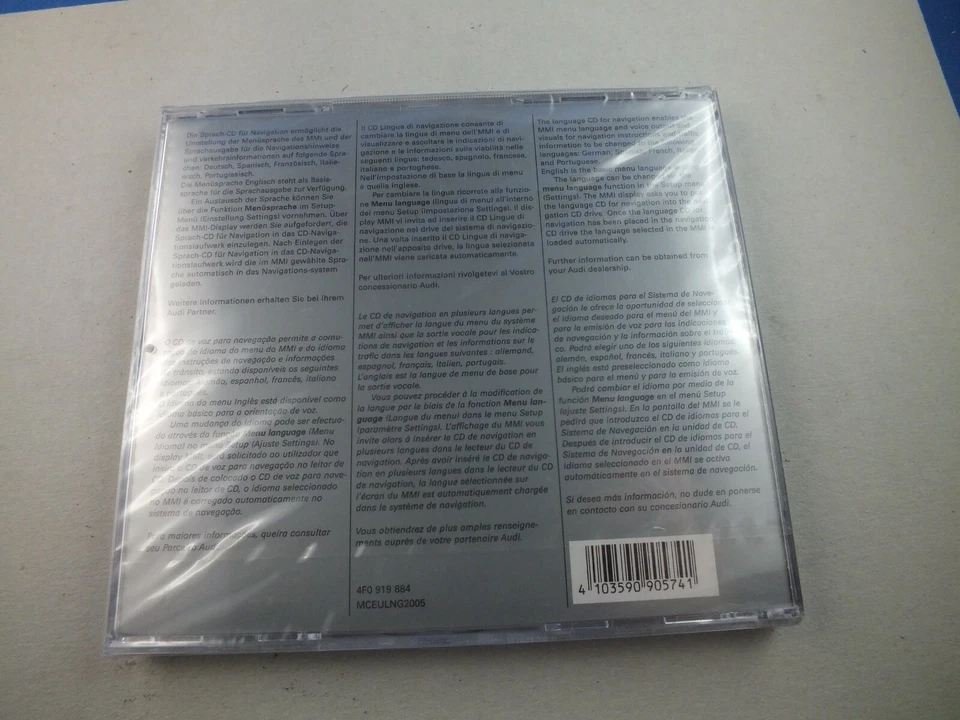 Sprachen Language CD für Audi Navigation MMI basic plus 4F0919884 Navi - Bild 2 von 4