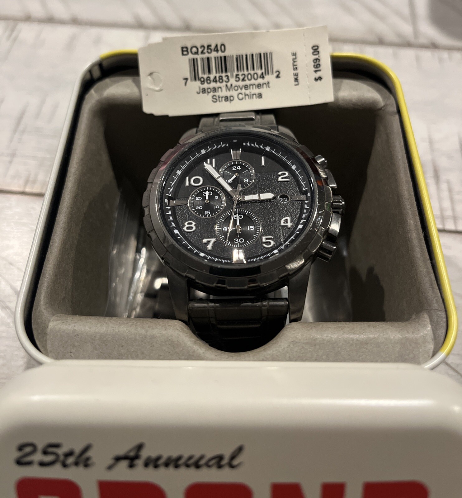 Fossil Gray Mens Watch BQ2540 Stylish Durable Design