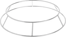 Wok Ring for Pairing with Traditional Round Bottom Woks Chrome