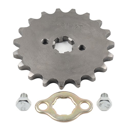 1PC 420Chain 17mm 19T Front Sprocket For 70 90 110 125 140cc ATV Pit Dirt Bike - Picture 2 of 9