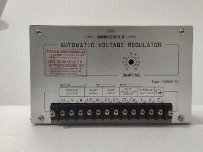 Nishishiba Electric Automatic Voltage Regulator Type VZRAB-1S 445V