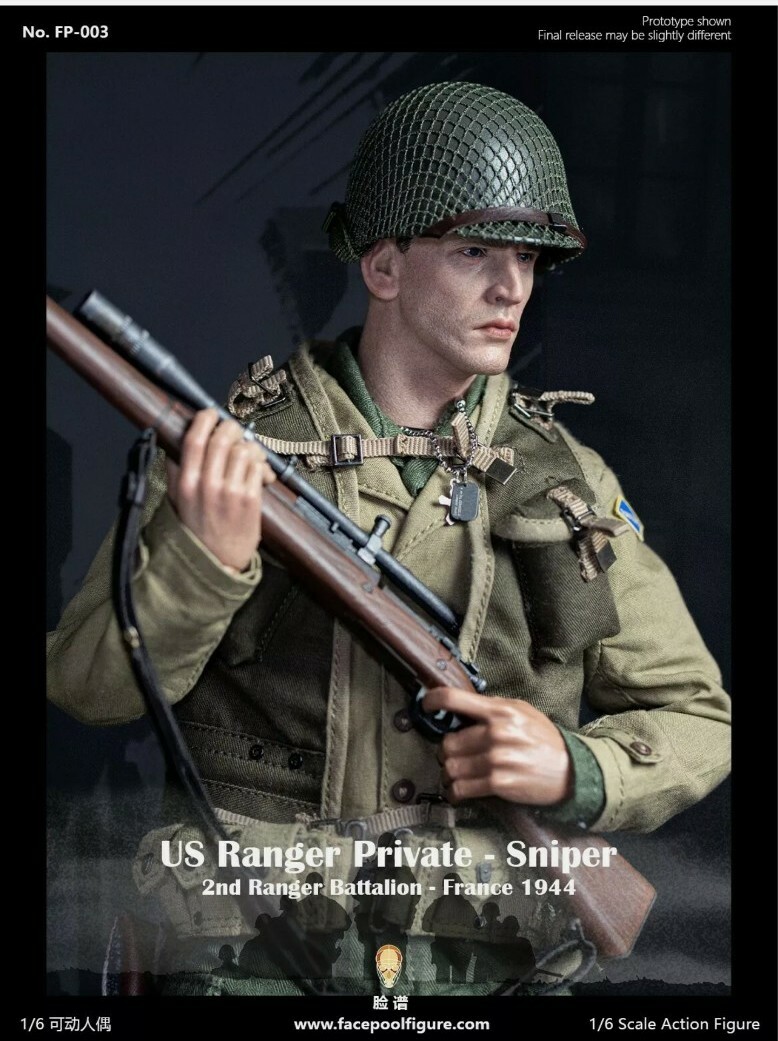 1/6 A80144 WWII US 2nd Ranger Battalion Series 4 Private Jackson