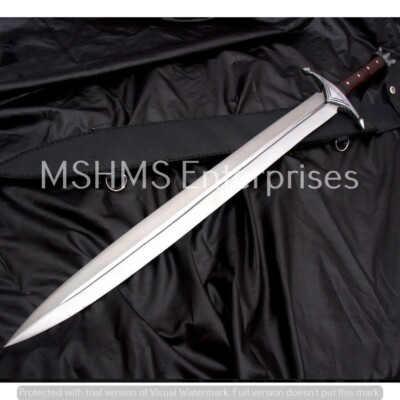 HANDMADE D2 STEEL HUNTING DAGGER DOUBLE EDGE BOWIE KNIFE USA Duty paid ...