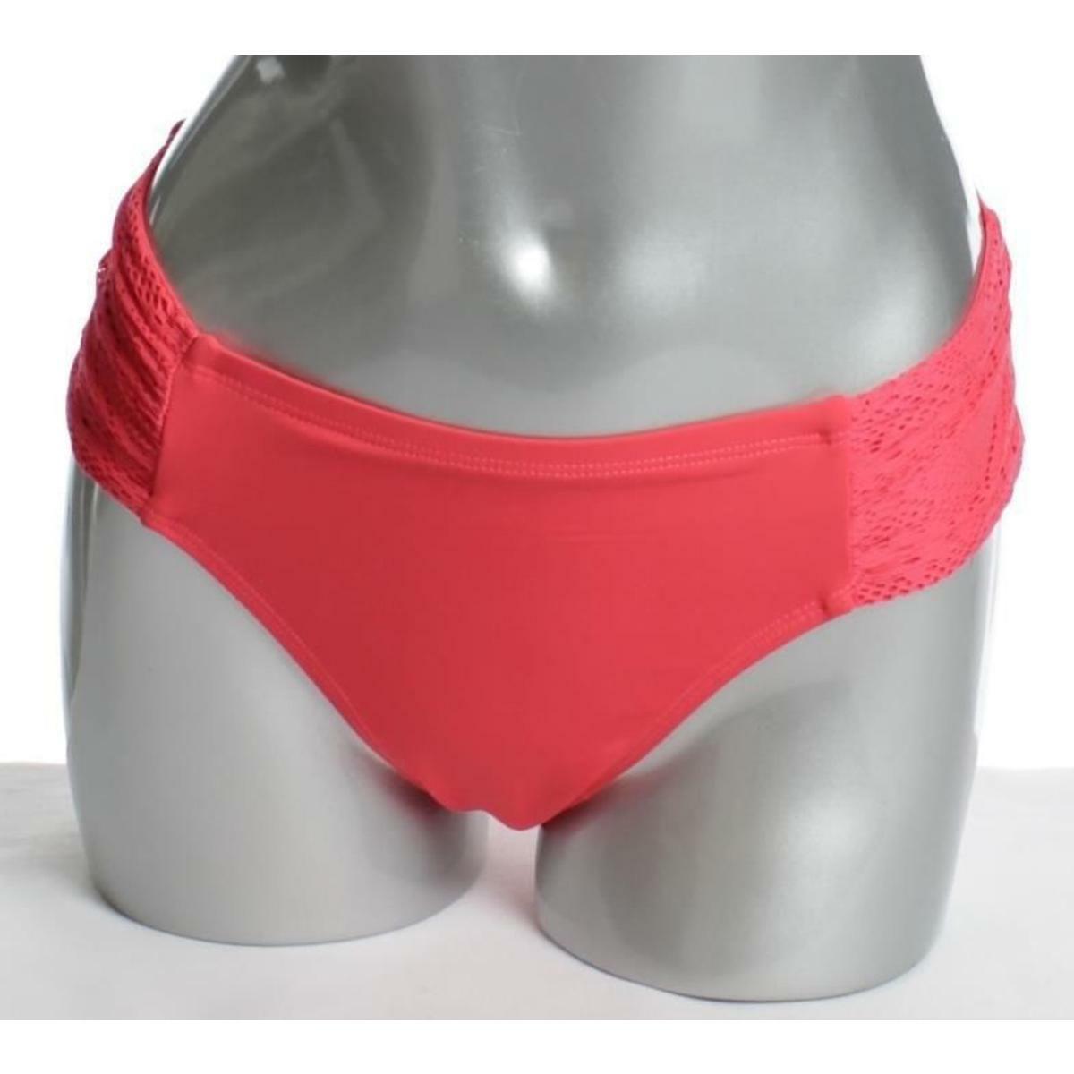 Jones New York Womens Swim Bottom Scoop Peach Crochet Bikini