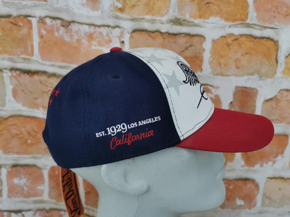 Nuevo Von Dutch Originals Ee.uu. Vintage Gorra Béisbol Cap Sombrero Azul Blanco - Imagen 3 de 4