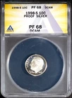 1998-S 10c Silver Roosevelt Head Dime PF68DCAM ANACS # 7622369 + Bonus