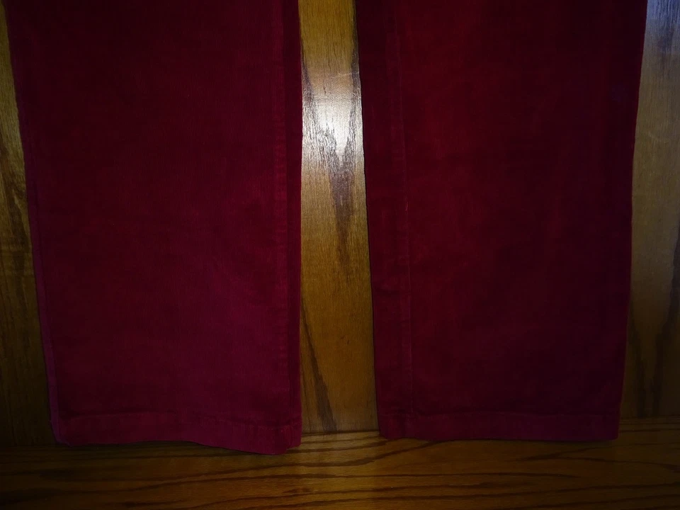 NUEVO PANTALÓN MUJER ERIKA ROJO PANA TALLA 8 ENTREPIERNA 31 Foto 3 de 4