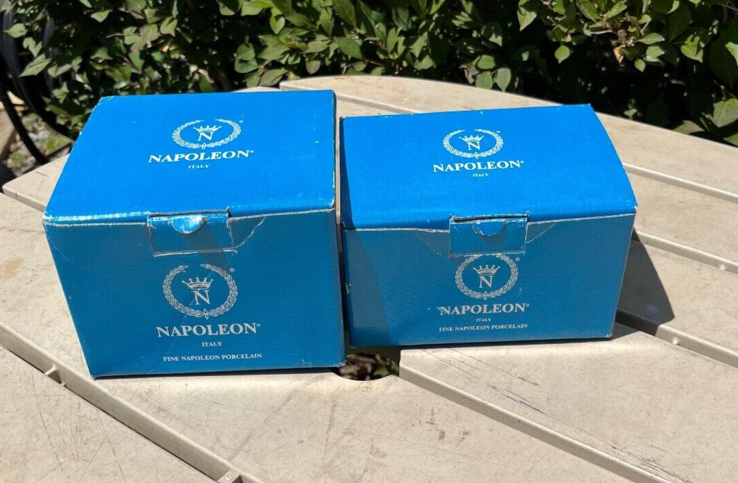 2- NAPOLEON ITALY FINE PORCELAIN ROSES IN ORIGINAL BOXES | eBay