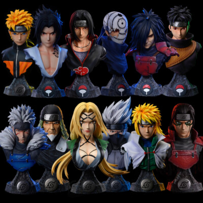 Figurine Naruto Shippuden Buste aus PVC 15 cm mit Sockel Manga Statue