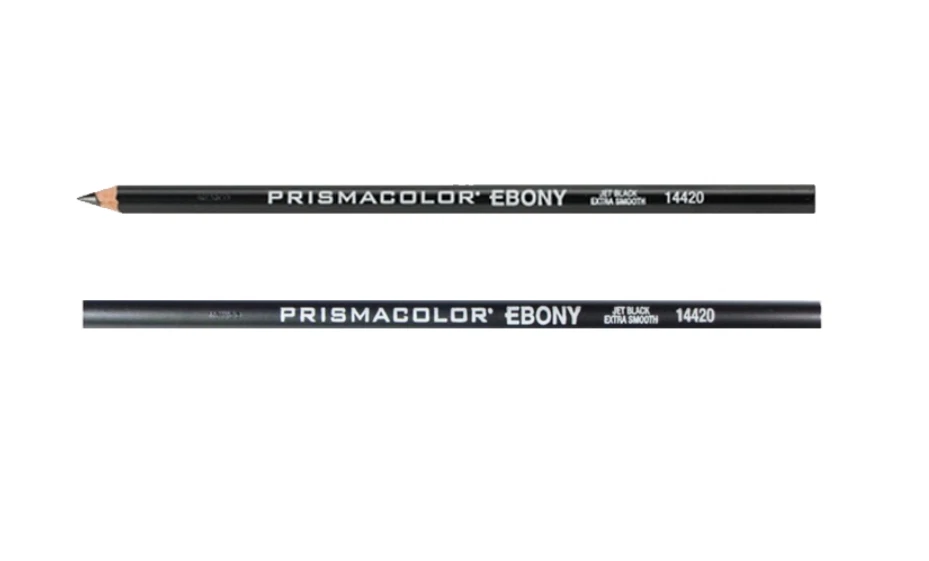 Prismacolor 乌木石墨素描绘画铅笔 14420 黑色 12 件装  — 第 2/3 张图片