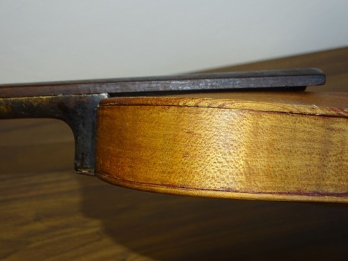 ATTIC FOUNDING 4/4 OLD VIOLIN labelled L. F. PROKOP 1906 - (Nr. 498) - Picture 22 of 22