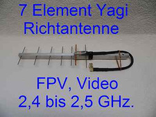 Super 7 Element Yagi Antennen Tracker SMA Win...