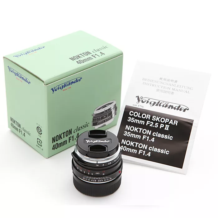 NIB Voigtlander NOKTON classic 40mm F1.4 M.C VM for Leica M240 M9 P M7 MP  M6 M-P