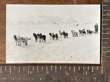 LOMEN BROTHERS 1910 RPPC JOHN JOHNSON DOG SLED 3RD ALL ALASKA SWEEPSTAKES WINNER