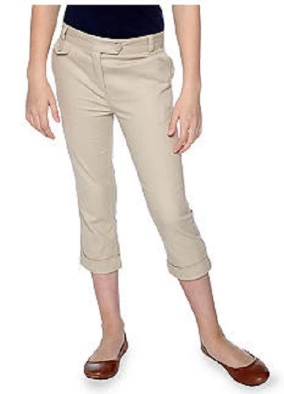 Girls khaki best sale capris