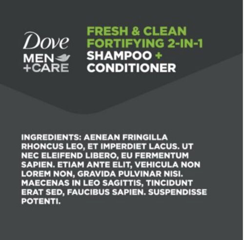 Dove Men + Care 2-in-1 Shampoo + Conditioner, Fresh & Clean (40 fl.oz.)-*2 Pack* - Picture 9 of 12