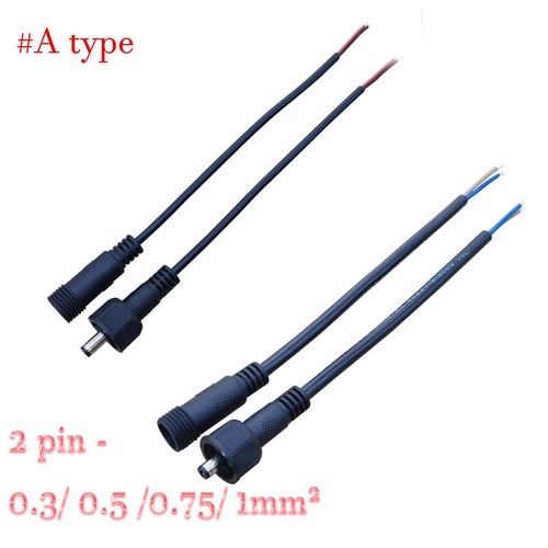 55*21mm DC Power Extension Cable Waterproof Wire 12V Plug Socket Connector Lead - Picture 4 of 9