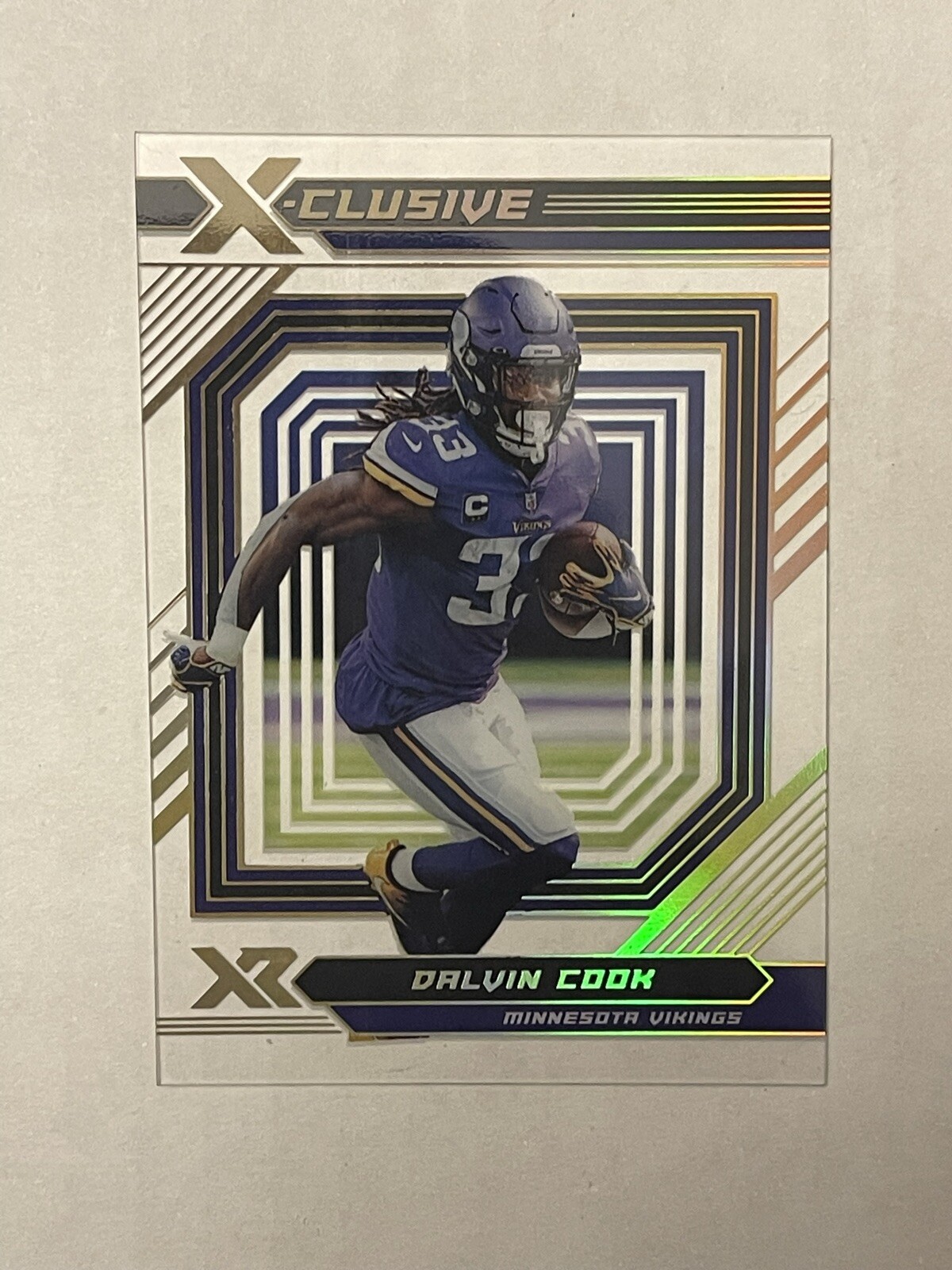 DALVIN COOK 2022 PANINI XR X-CLUSIVE SSP ACETATE VIKINGS RARE PARALLEL