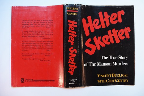 Helter Skelter, Bugliosi, Norton, NY 1974 HCDJ 1st/ Book Club VG- - Picture 7 of 7