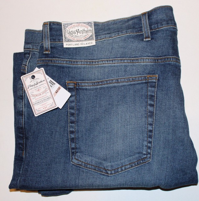 Flag & Anthem Amesbury Portland Men's Size 42/32 Relaxed Jeans Reg-$69 | eBay