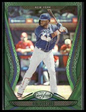 Robinson Cano #18 2020 Panini Chronicles Certified Green New York Mets