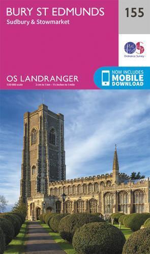 Thumbnail - Bury St Edmunds, Sudbury & Stowmarket (map) Os Landranger Map (us