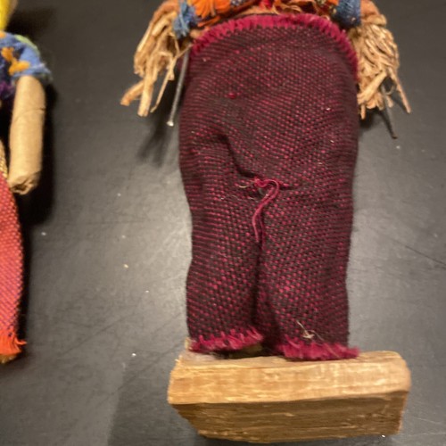 VTG Handmade Folk Art African Souvenir Dolls Set Of 4 - Picture 24 of 24