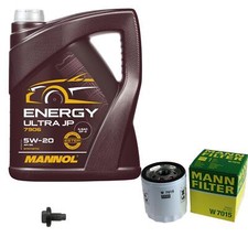 MANN-FILTER Inspektionspakete MANNOL 5L Energy 5W-20 f&uuml;r Ford Ecosport 1.0
