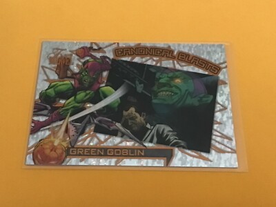 2024  FLAIR Marvel  Canonical BLASTS #CS6 Green Goblin