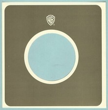 WARNER BROTHERS green/cream REPRODUCTION RECORD COMPANY SLEEVES - pack of 10 