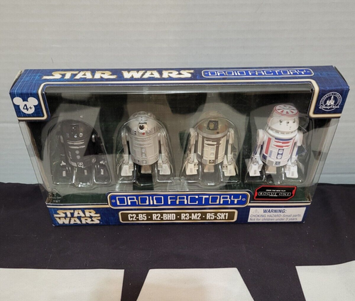 2-B5 R2-BHD R3-M2 R5-SK1 STAR WARS Droid Factory MIB NEW D1